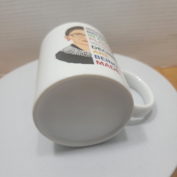 Ruth Bader Ginsberg US Supreme Court Justice coffee mug tea cup RBG Women Belong - Picture 6 of 7